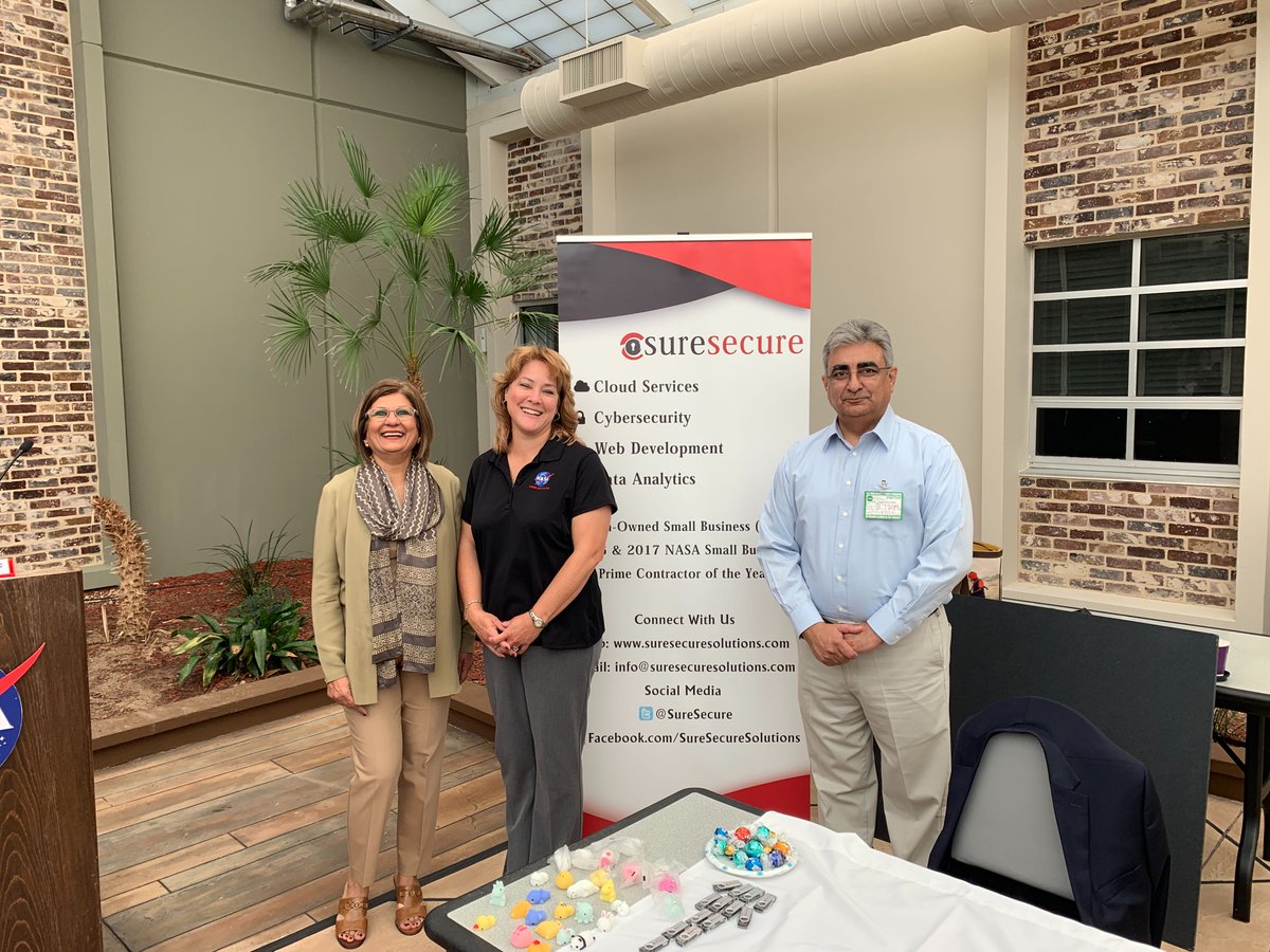 SureSecure's tweet photo. Thank you to @NASAStennis for hosting us today at their Small Business Showcase for August. We look forward to working together and being back soon! https://t.co/YsXHuq8vh3