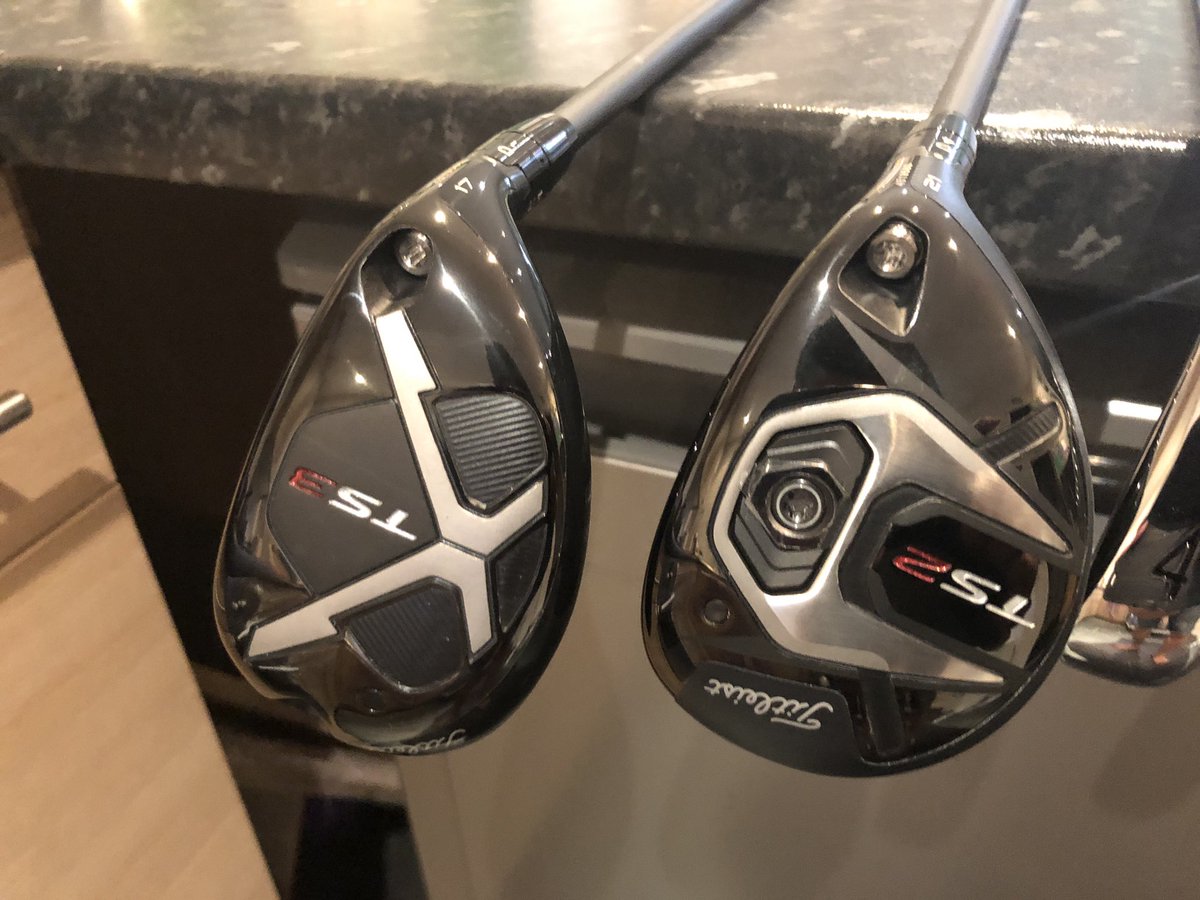 RichNelsey's tweet photo. Oh and two new #TSHybrids ... 21 will be in and out depending on 4 iron! I won’t show 17deg Trackman numbers 🤭😍😱😂 ... just ask @johnnersgolf @russ_lawes how far this club goes (and in play!) 😘 https://t.co/Sh1fcJzpsR
