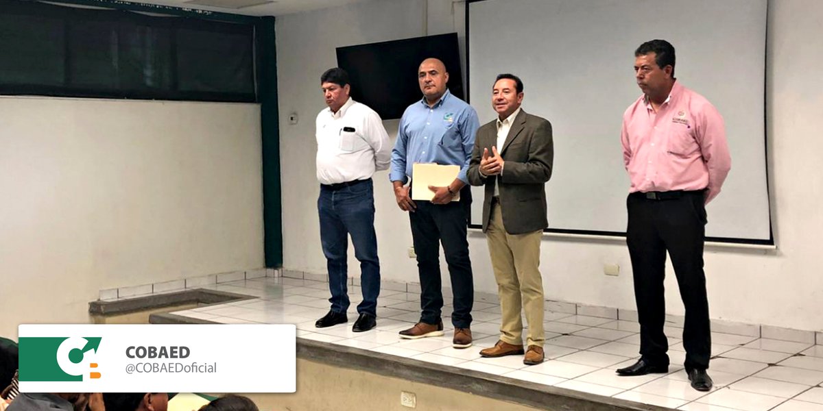 COBAEDoficial's tweet photo. Arranque de jornada de Academias Estatales 2019 B en Región Laguna , con la participación de 11 planteles del #Subsistema #COBAED, concentrando a 230 asistentes que fueron recibidos por las autoridades institucionales, encabezadas por su titular, @Bonifacioamigo https://t.co/sOLl7olaig