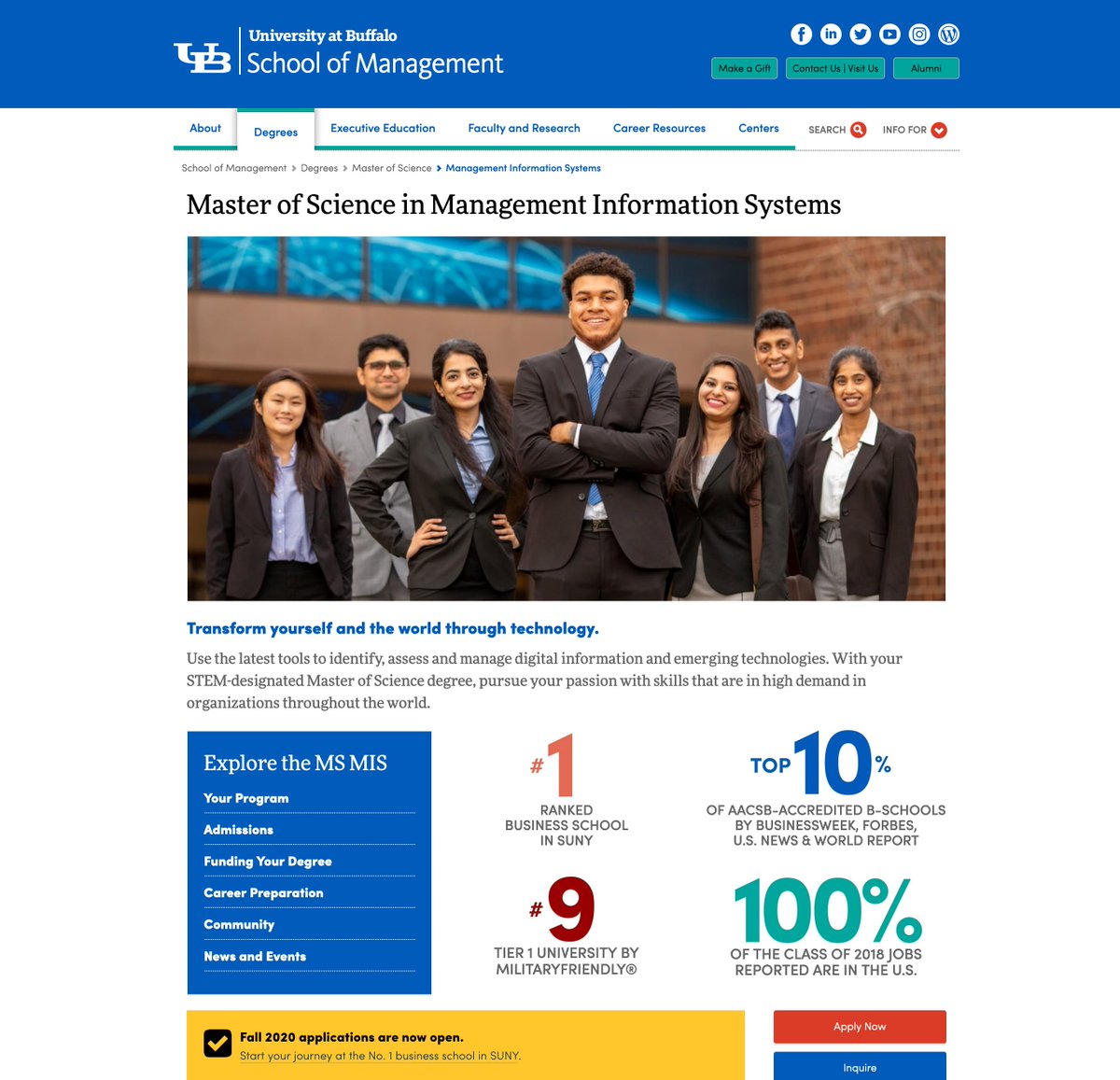 University at Buffalo School of Management tweet media
