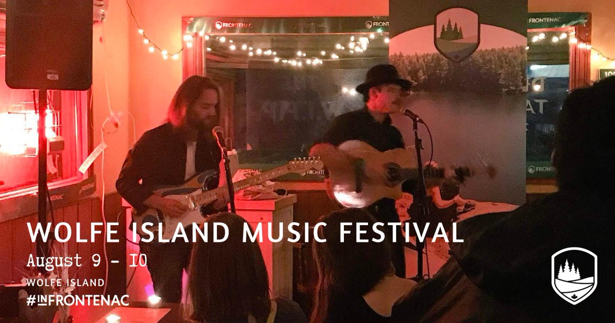 FrontenacCounty's tweet photo. Wolfe Island Music Festival starts on Aug 9th! A small intimate party with local musicians performing alongside Canadian Living Legends all happening #inFrontenac #FrontenacFive
Event page π https://t.co/NXmurItuhc https://t.co/rSZD7LZQ7r