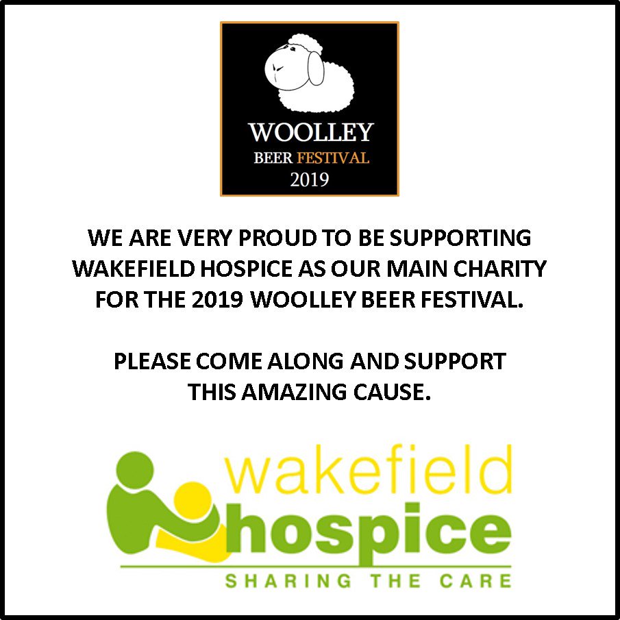 BeerWoolley's tweet photo. Really pleased to confirm our main charity for 2019.... Wakefield Hospice
Support an amazing cause and get your tickets now
https://t.co/Xk0L28al6M
@WfldHospice @BarnsleyCAMRA @MDBElsecar @ArmsWentworth https://t.co/3Jsvzz9YJf