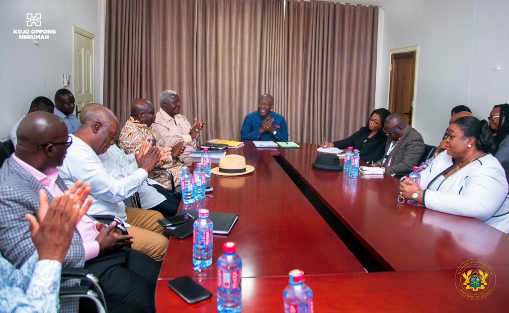 konkrumah's tweet photo. The Advertising Association Of Ghana is the umbrella body that regulates advertising industry practice in Ghana.

Earlier today I had the pleasure of receiving President Togbor Mensah and his council to work on improving standards and the lot of members.

Long live the industry. https://t.co/wFmgQnTjyU