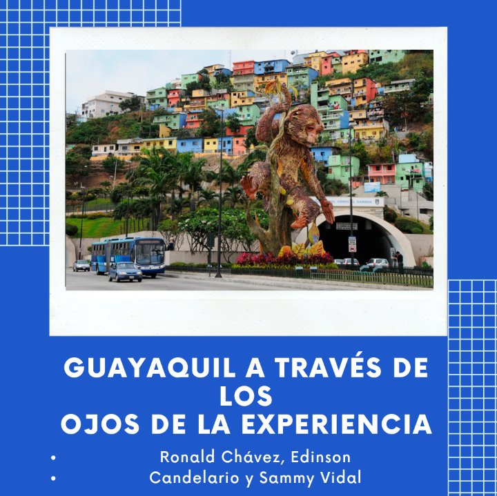 visionlaica's tweet photo. Guayaquil a través de los ojos de la experiencia, se llama el reportaje que realizaron los estudiantes de cuarto semestre de periodismo Sammy Vidal - Ronald Chávez - Edinson Candelario.
#yosoylaico #laicavision #periodismo #guayaquil https://t.co/mYBztDtKRl