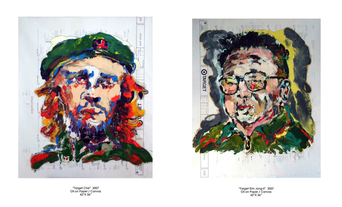 unklecollective's tweet photo. A groundbreaking series of work from 2007  by Tom Ackermann, Target ID, oil on paper mounted on canvas #art #artistsoninstagram #painting #contemporaryart #Icons #iconic https://t.co/02x0Vfm8UN