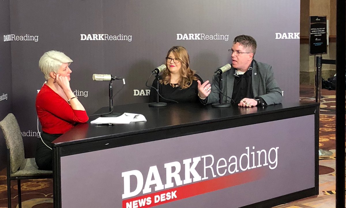 ⁦<a href="/aprilwright/">April C Wright</a>⁩ + that other guy being interviewed by Dark Reading, one of my favorite haunts for good info sec material!