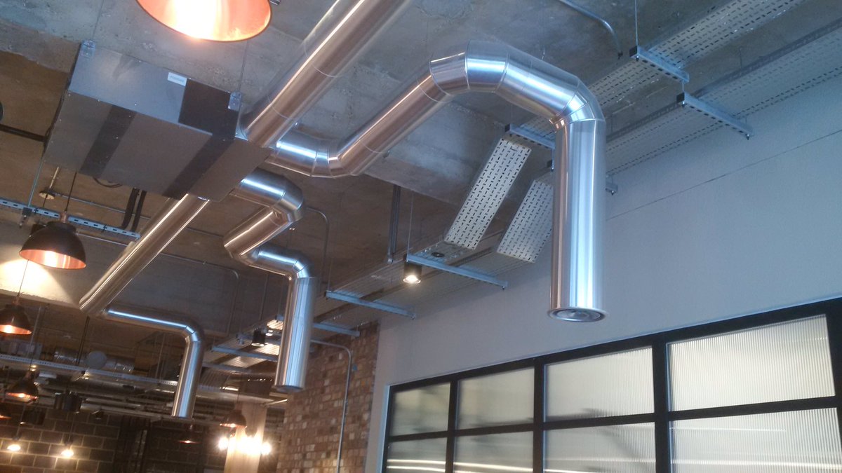 Exposed Services looking good at Project Drum #mechanical #electrical #engineering #fitout