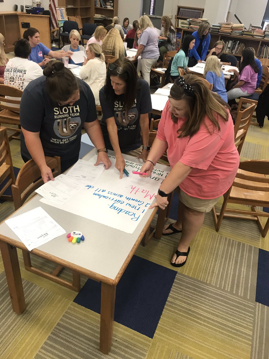 piedmontelem's tweet image. Our teachers spent the afternoon digging into testing data and presenting their findings to prepare for the upcoming year! 
#datainformedinstruction #makingithappen