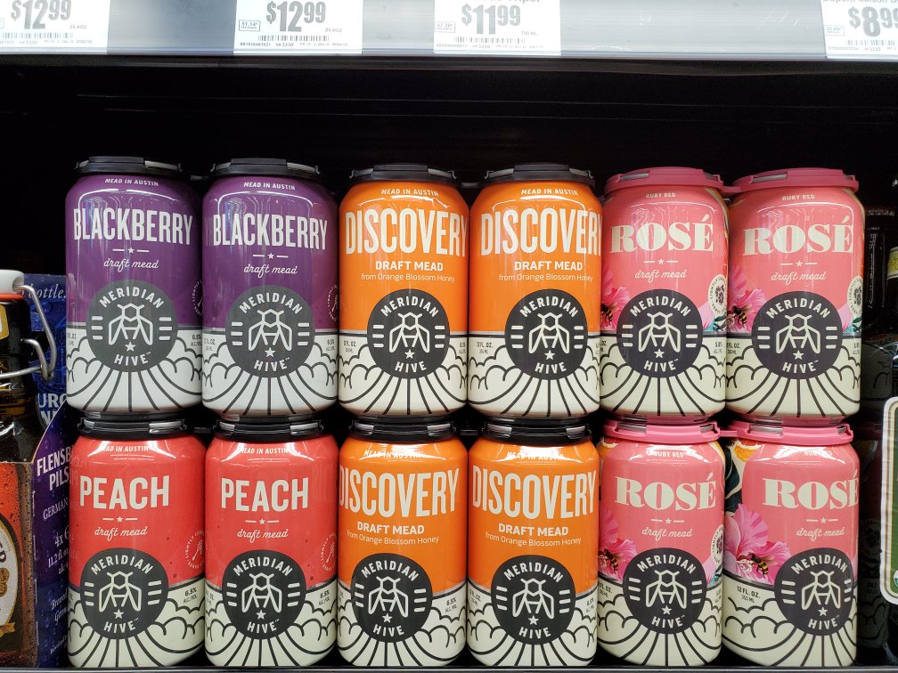 MeridianHive's tweet photo. Check out our new and improved cans on shelves at an @HEB near you.
Don't know where to find our products? Let our Mead Finder help:
https://t.co/19LGykiVwZ
#Newcanswhodis? #Meadforyou #Meadinaustin
. https://t.co/DNcTOkSIKq