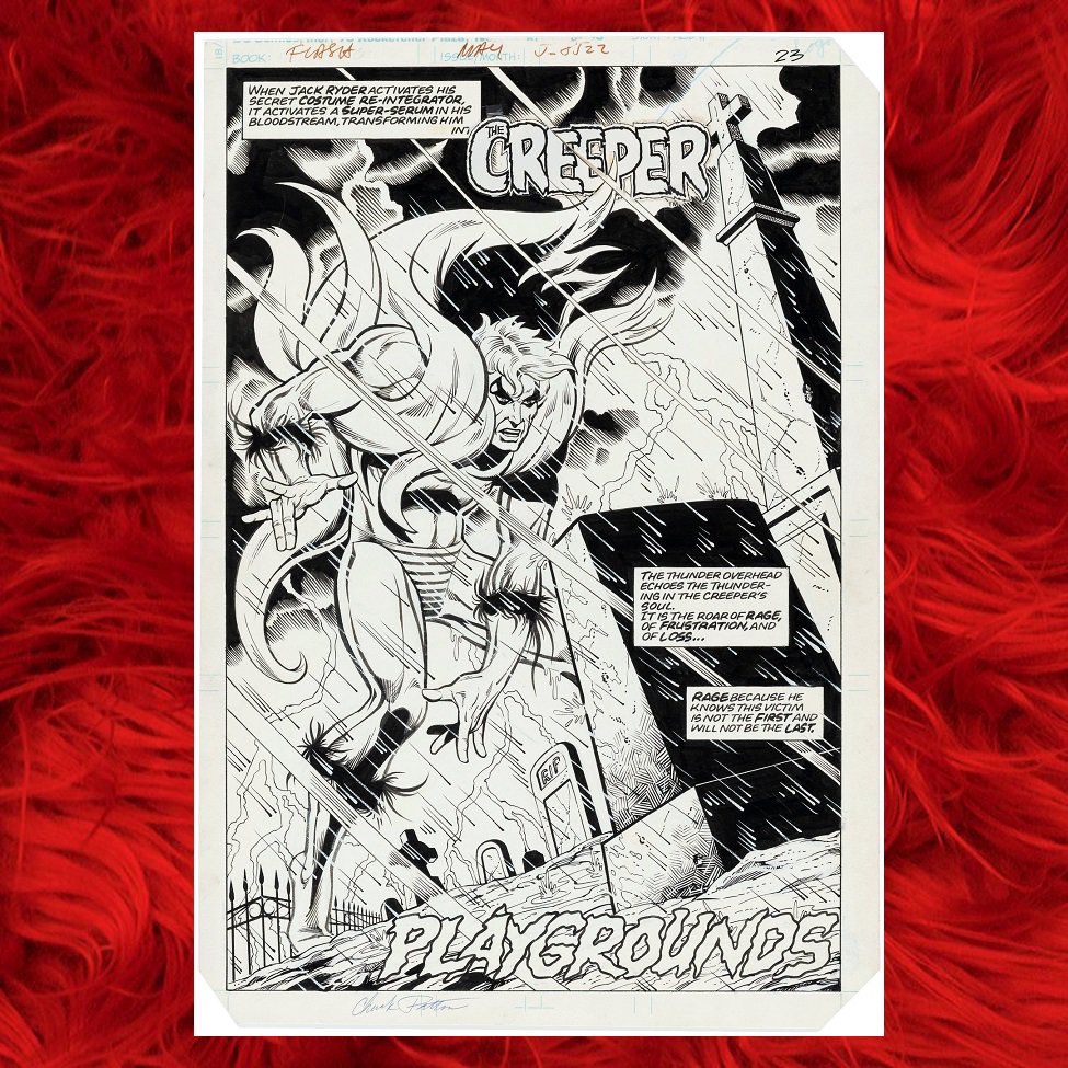 HakesAuctions's tweet photo. SOLD FOR $1,008! #DYK @HakesAuctions recently sold this art from #TheFlash #321? Published by @DCComics in May, 1983, it featured a back-up story featuring #TheCreeper. Contact us now to sell your #comicart!
#DCComics #Flash #JackRyder #ChuckPatton #ComicArtFans #BewareTheCreeper https://t.co/7yKgasXQDX