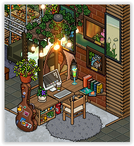 Two novelties of my next construction 😗
It’s not amazing but for a recovery 🥺
#Weyko in <a href="/habboxfrance/">Habbox</a>