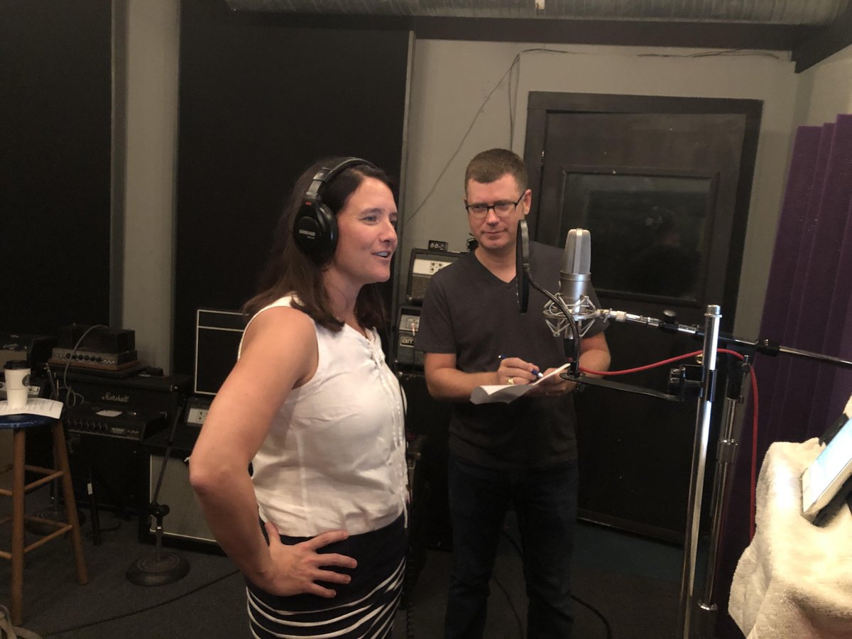 Our very own Lauren McCauley in the sound studio where she recorded the voice-over for St. John’s new promotional video. If you want to see the final product and get Lauren’s autograph, make plans to attend Welcome Back Sunday on August 25! #thisisstjohns #goodnews #welcomeback