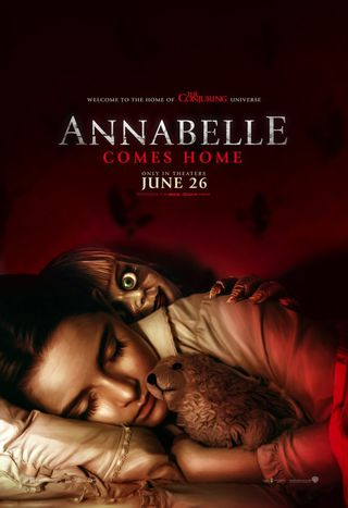 ChrisTalcual's tweet photo. Esta tercera parte es la que más me ha gustado. Igual porque esa idea tan usada de niñera cuida niña (o niño) y pasan cosas me encanta en las películas de terror.    #annabelle3  #AnnabelleComesHome https://t.co/fZYU6fnXIs