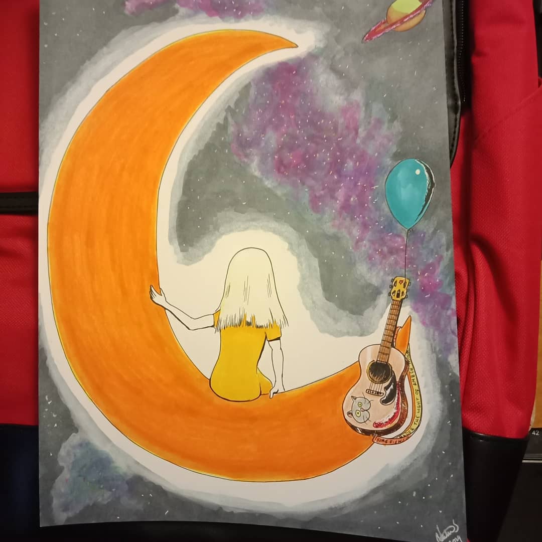 SeaboltIllo's tweet photo. Some recent #fanart I did in honor of tbe wonderful musician, #meriamber . Check her out on #twitch ! https://t.co/84C3qeld6A