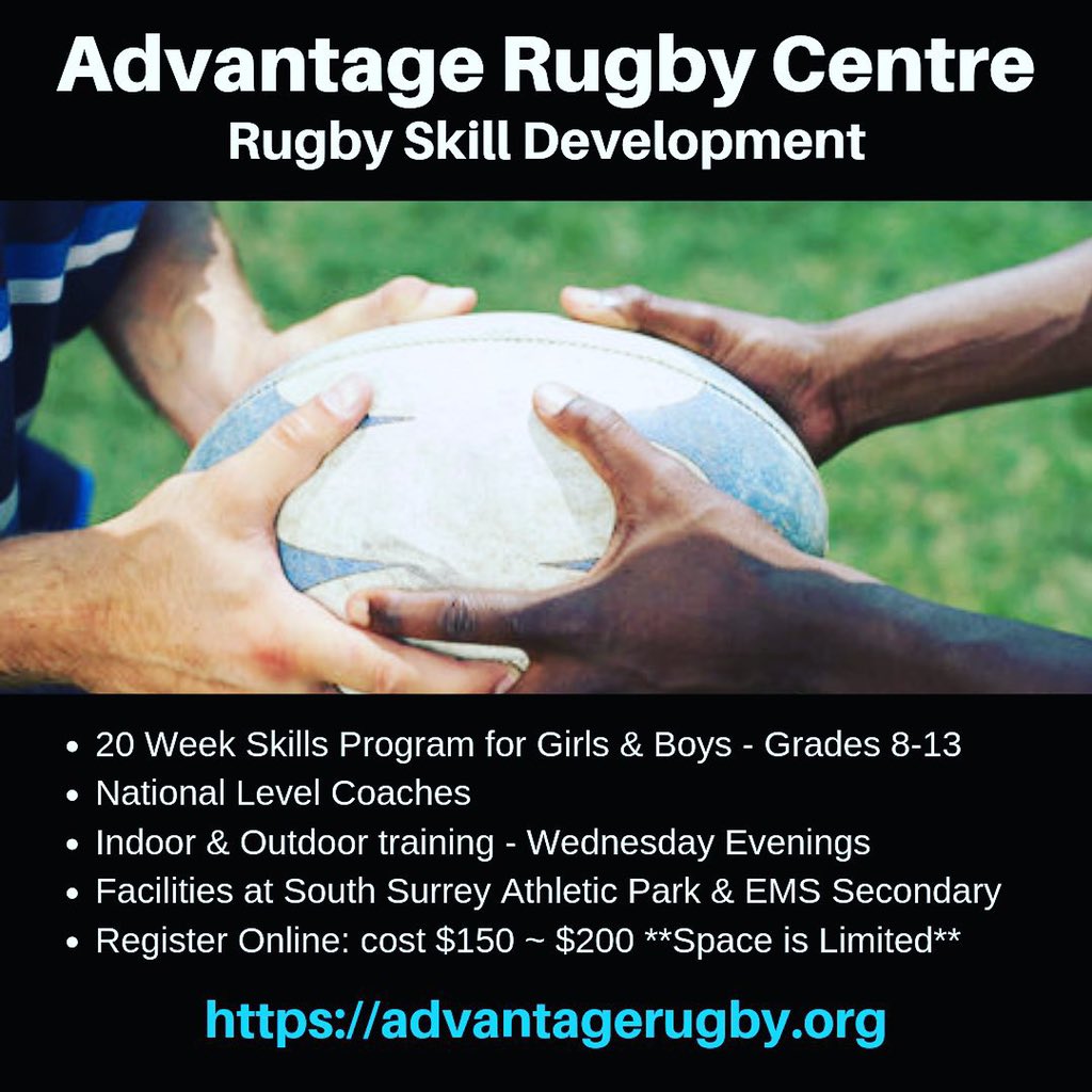 Its happening! Fall registration is now open for players come and check it  out and play with the advantage <a href="/BCRugbyNews/">BC Rugby News</a> <a href="/bayside_sharks/">Bayside Sharks Rugby</a> <a href="/LangleyRugby/">Langley Rugby Club</a> <a href="/BeaversRugby/">Surrey Beavers Rugby</a> @Richmond_RFC <a href="/athleticsEMS/">EMS Athletics</a> <a href="/EMS_Rugby/">Earl Marriott Rugby</a>