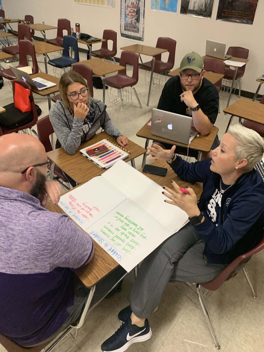 ComalPhysED's tweet photo. Love the conversations happening around creating and maintaining a positive classroom environment in PhysEd! #ComalPhysEd #wholechild #restorativediscipline #consciousdiscipline @CoachHall85 @jockowillink https://t.co/53953K5ic5