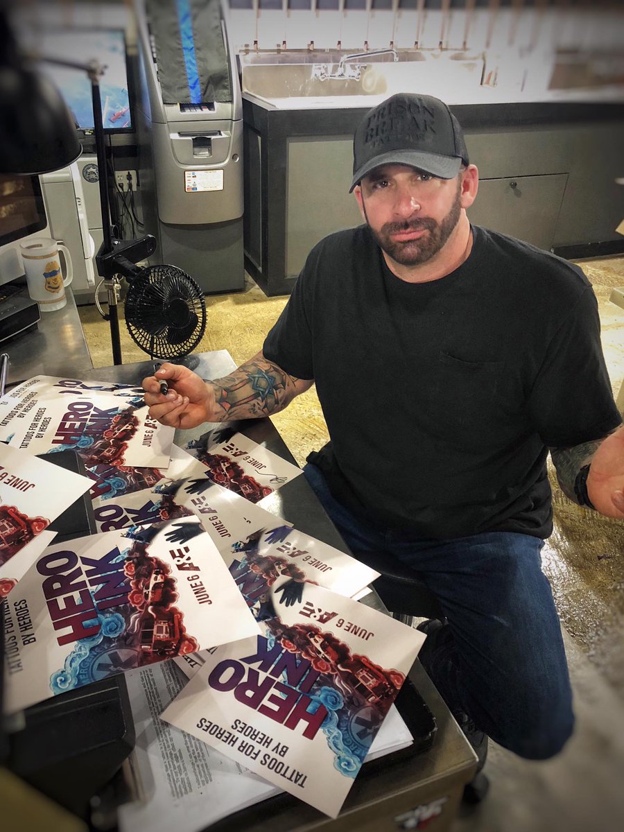 bk_klev's tweet photo. ‼️ GIVEAWAY ALERT ‼️ 5 LUCKY FOLLOWERS will be receiving @PrisonBreakTatt merch as soon as we reach 5000 FOLLOWERS!!!!! Only 200 away - LET'S DO THIS! A SIGNED #HeroInk poster just might be included 😉 https://t.co/goYsZgGUKA