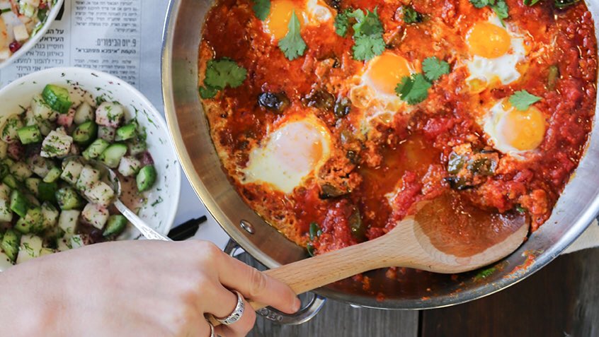 NYCWFF's tweet photo. This week’s #chefsofnycwff honors @mike_solomonov from the acclaimed @zahavrestaurant! Save yourself a trip to Philly & enjoy a classic Israeli brunch at #NYCWFF created with love by @mike_solomonov & pastry chef @camillecogswell. Limited tickets remain at https://t.co/AOL0JtoRu0 https://t.co/nonvr5aOE6