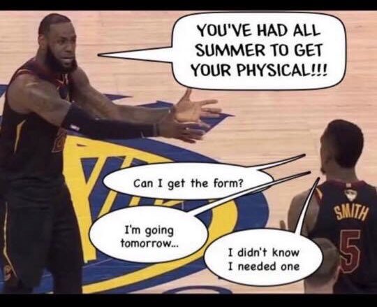 FR_SportsMed's tweet photo. We don't want to have this discussion with you on Monday. Get your registration and forms in! 

Family ID and Physical forms are due TOMORROW! https://t.co/MspT1hIf45