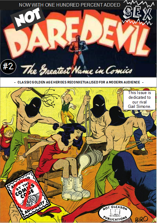 COMMI3MARK's tweet photo. NOT DAREDEVIL ISSUE #2

The wonder from Down Under returns for another adventure in SEX: The Difficult Second Album 

Get your dirty capitalist dog hands on a #free copy when we get to 101 RT's

#NotDaredevil #NotLevGleason #FreeComics #IndieComics https://t.co/wqLTDlnU8s