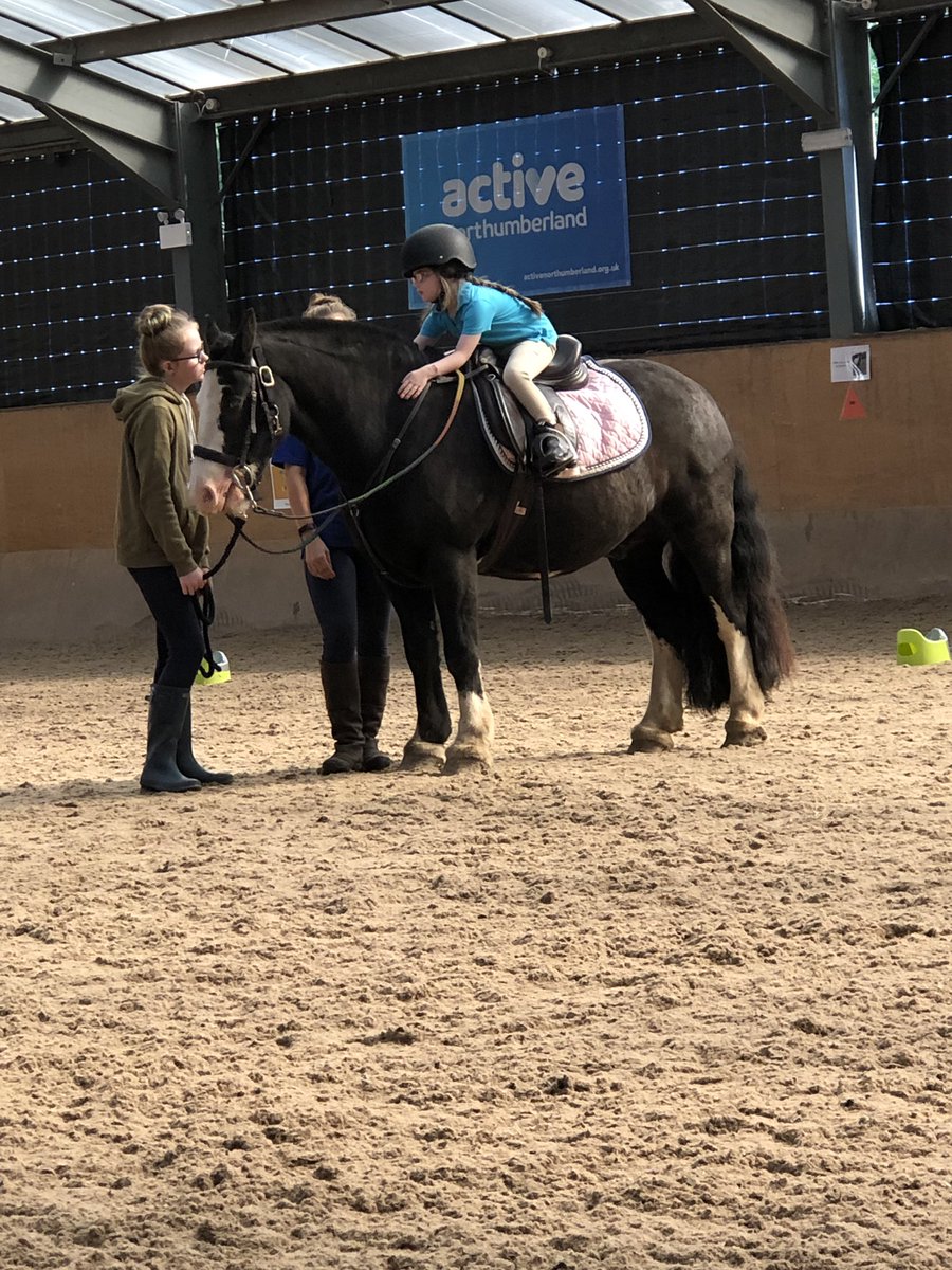 My eldest and youngest walking in her footsteps.  Fantastic facilities and teaching 💕 Chloe has ridden with the Morpeth Group RDA for 8years and Ivy just starting our age 5 💕