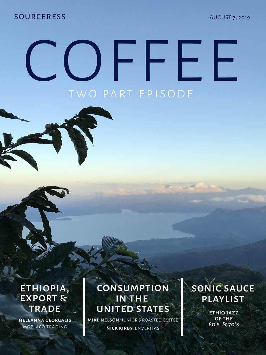 sourceress__'s tweet photo. This week on Sourceress - COFFEE - TWO PART EPISODE

Part 1 : Ethiopia, Export, &amp; Trading : Ethio Jazz of the 60's &amp; 70's : https://t.co/vdCuslAXkB

Part 2 : Consumption in the US https://t.co/s459puiAMO

#sourceress #podcast #coffee #sourcing https://t.co/R8xBxsr5E3
