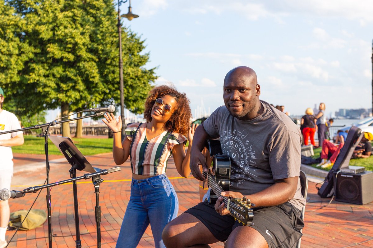 ZUMIXInc's tweet photo. We had a blast at the Summer Concert this past Sunday with Kina Zoré, Osa &amp; Jenara, and Rehanna!! Perfect weather, amazing music, and joyful community. Join us this coming Sunday 8/11 for TiDES &amp; a ZUMIX Street Program 
6-8pm in Piers Park 
Photos by Mario Jarjour https://t.co/c4tjlJQsES