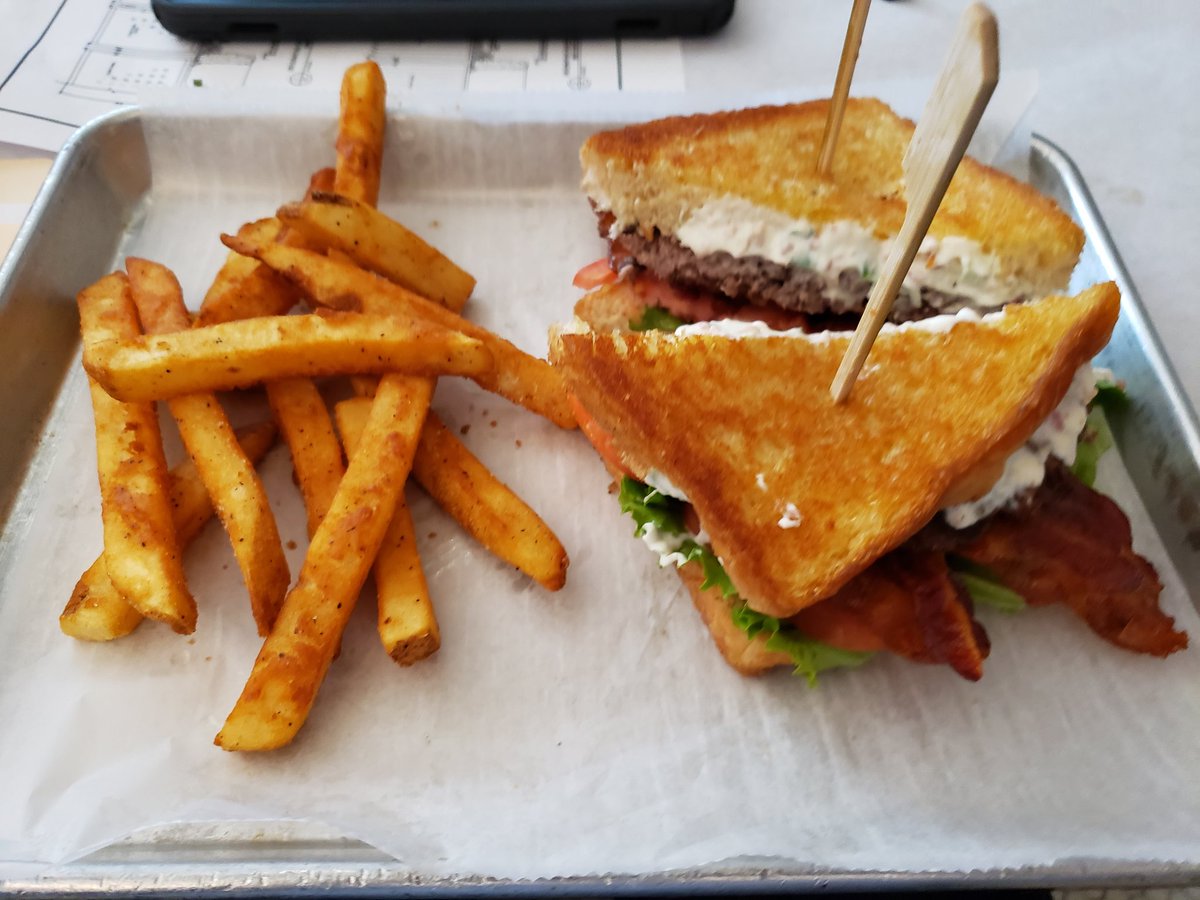 dickinsongould's tweet photo. @charliewestchef #WorkatBuzz. This is what our business meetings look like. It's R&D. Thanks, Frank. https://t.co/F66MVfe1Lw