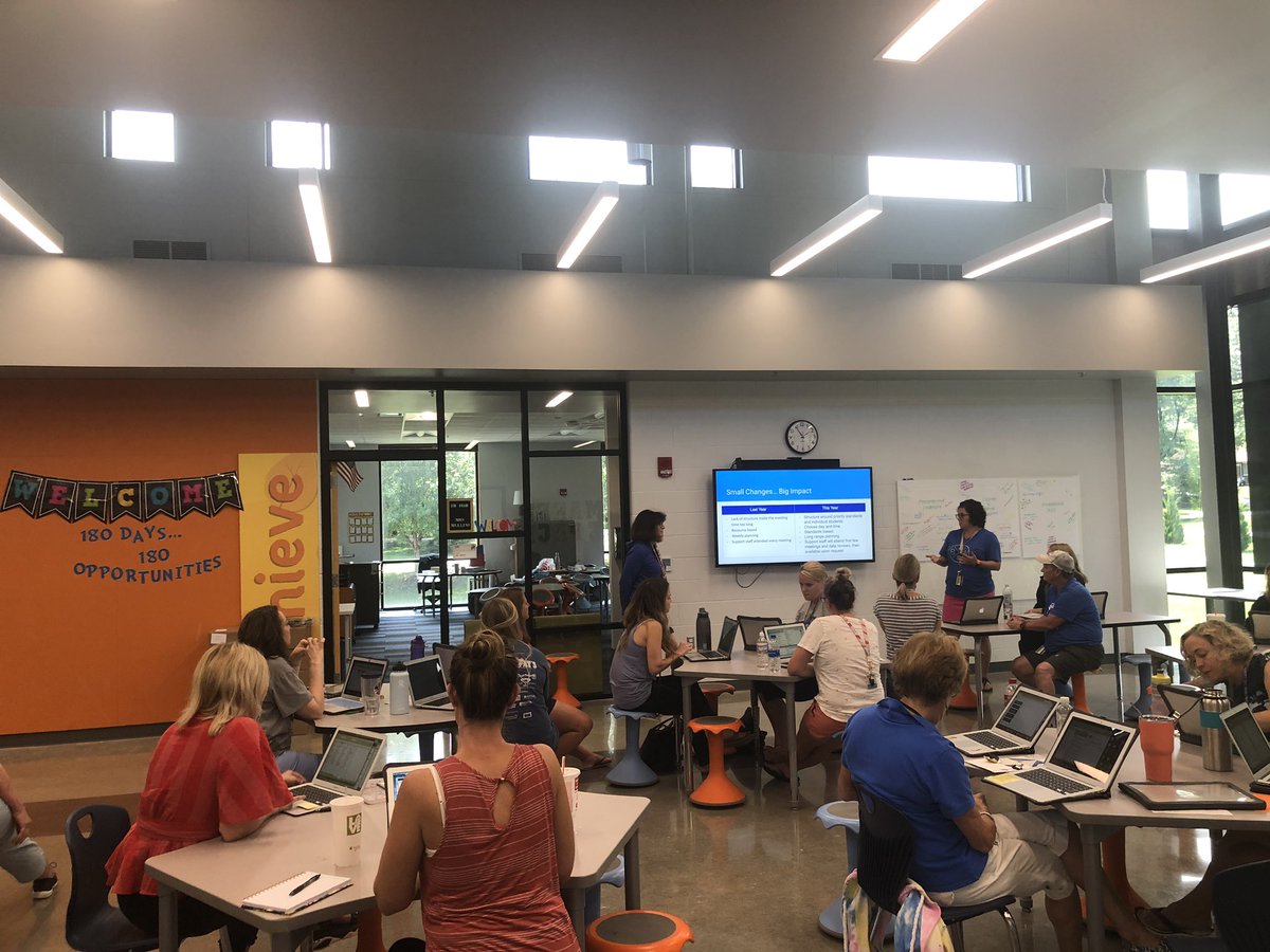 Thank you @HeinzeKDG @scunn88 @bwreicha @emilylaurenream for presenting on PLC’s. This is the right work that will help us meet the needs of all our students. @theSMSD