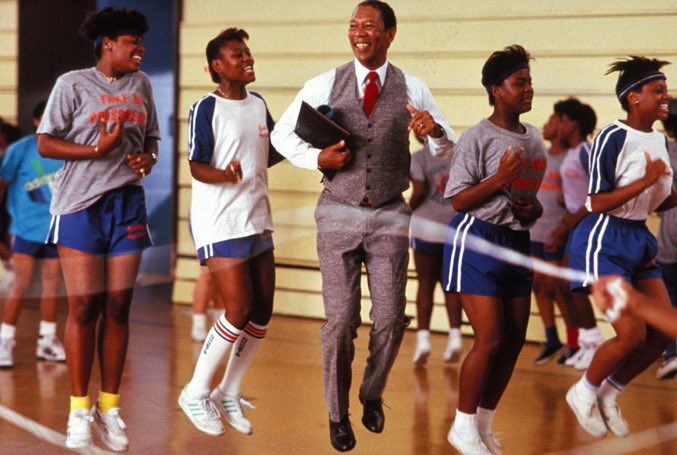 WatchUsReign's tweet photo. How old were you when you had your first black male teacher? 👨🏾‍🏫

Everyone needs someone in their life like Mr. Clark. Watch “Lean On Me” streaming now on REIGN | https://t.co/J1xmn8pf3i https://t.co/E4AkUERWOu