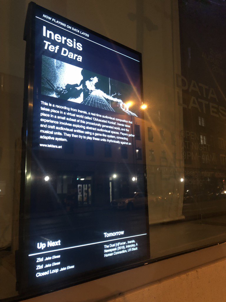 DesignInf's tweet photo. Tef Dara #DataLates open every night as part of @edfringe from 9pm to 4am https://t.co/wQ1B3PJKce https://t.co/EF5F96Et7d