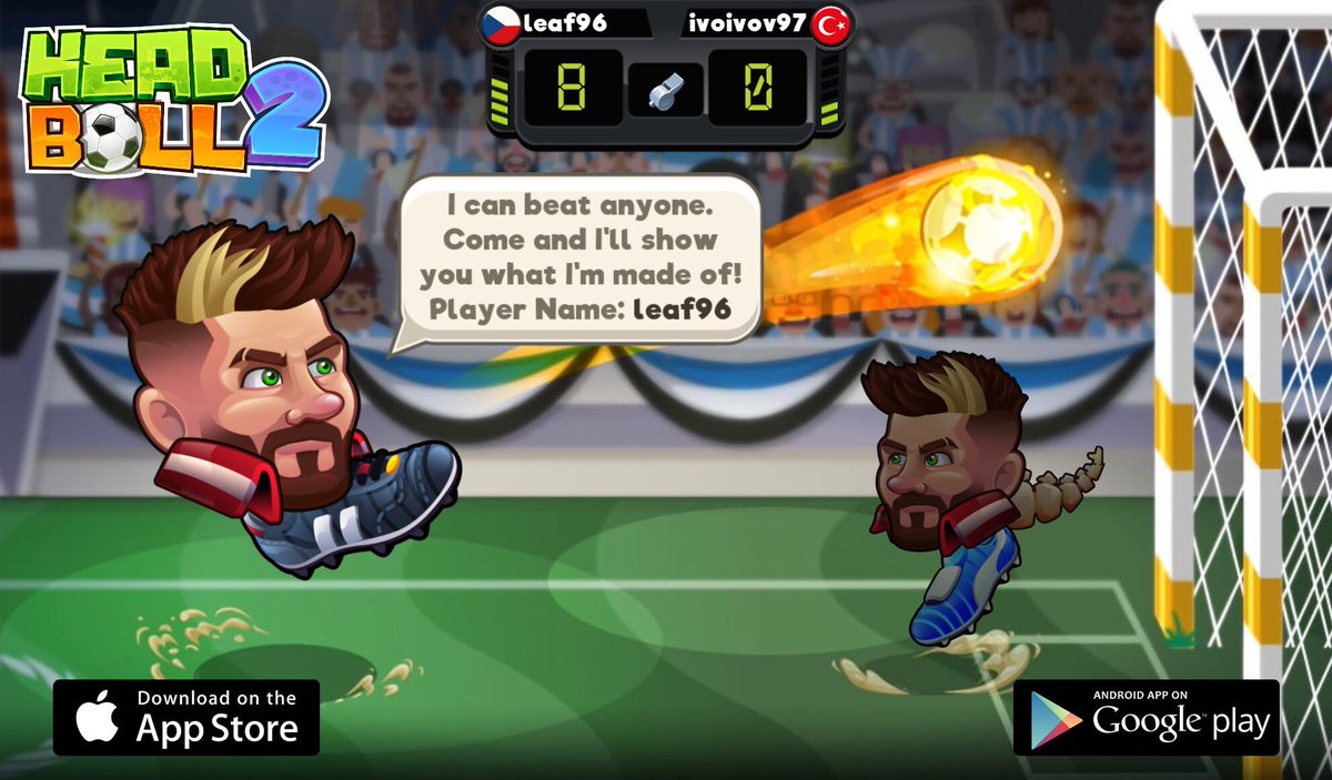 Listek96's tweet photo. Looking for a new challenger in Head Ball 2. My player name is leaf96, come and play with me! Download via > https://t.co/tJHaI7nvLw #headball2 @HB2Official https://t.co/6DPJ2y0X9h