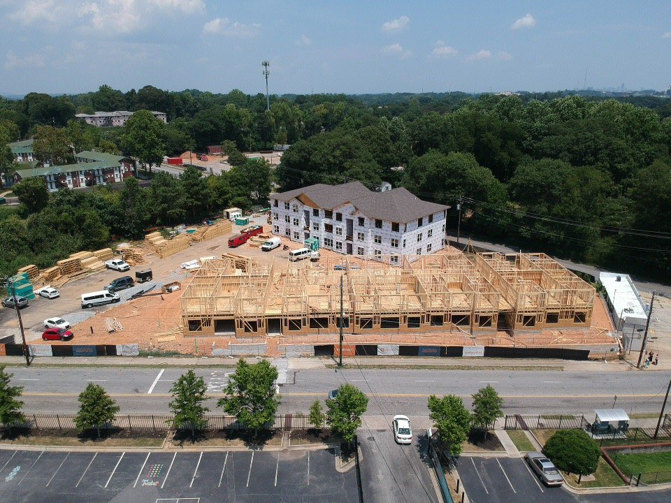 cityofrefugeatl's tweet photo. We love watching progress unfold on #The1300 site! It’s a wonder to see it look more and more like home as it nears completion. ✨🏠 #WhereGoodWorks https://t.co/nRFZuUsx8Z