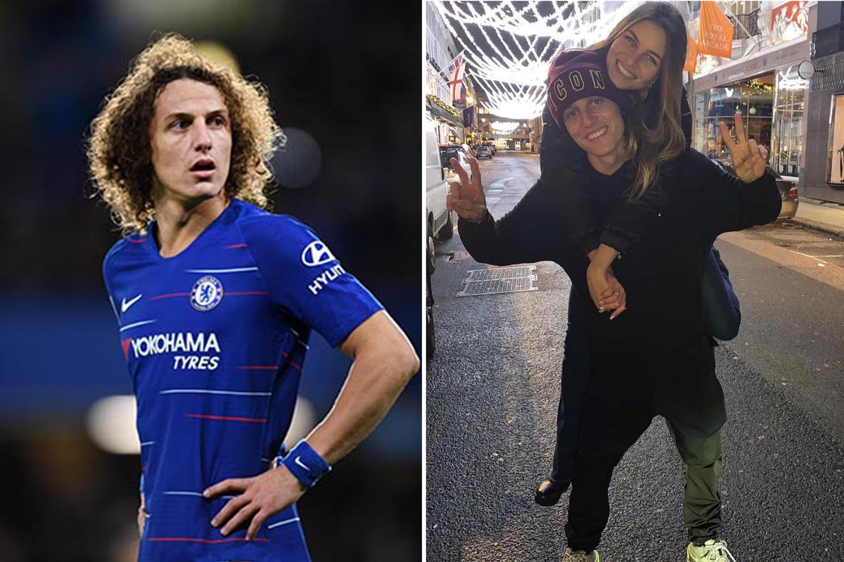 David Luiz And Girlfriend