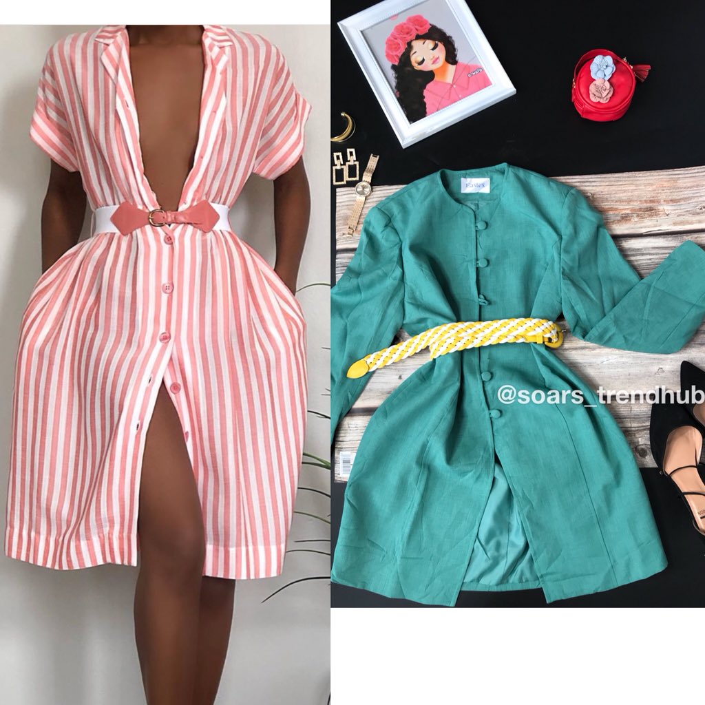 irawomiii's tweet photo. Just incase you or someone you know loves affordable fashion. I sell these affordable vintage blazers for 3,500 - 3,700 #........ and other clothings . IG @soars_trendhub
Whatsapp - 08173857089
Thank you.... and someone might like this on your TL o. PLS RETWEET. Blessings 🌸🌸✨ https://t.co/Fzn7ANrIdP