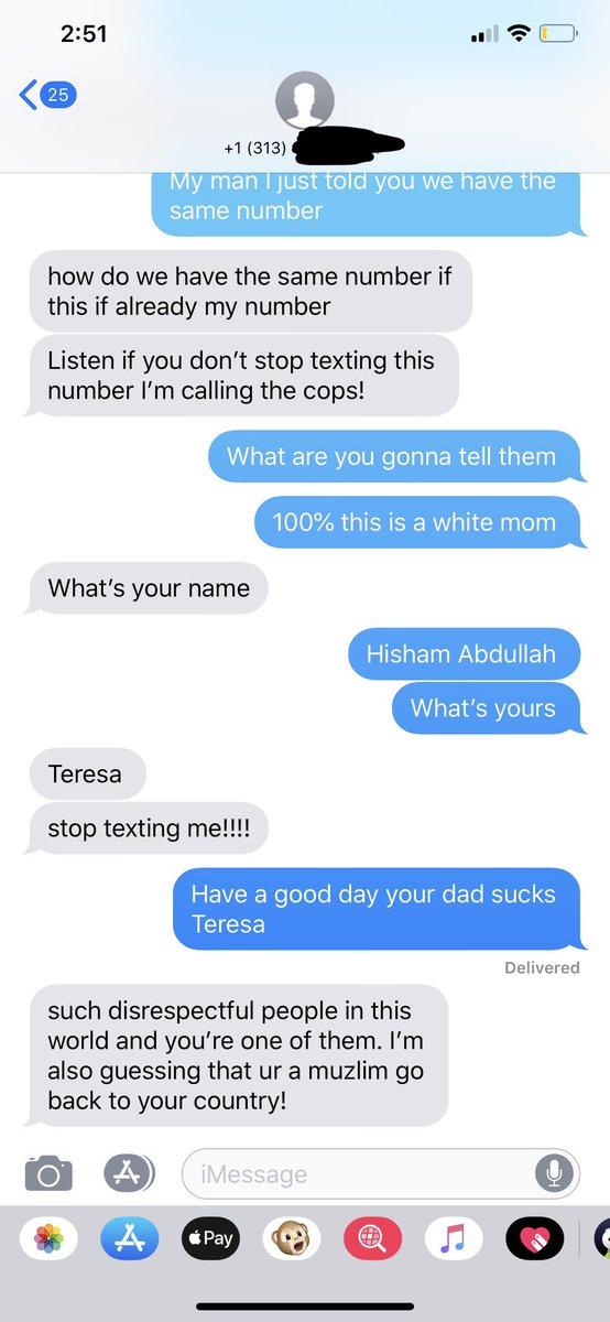 DaherIslam's tweet photo. I don’t think Teresa likes me 🙁 https://t.co/EUKolWrQNg