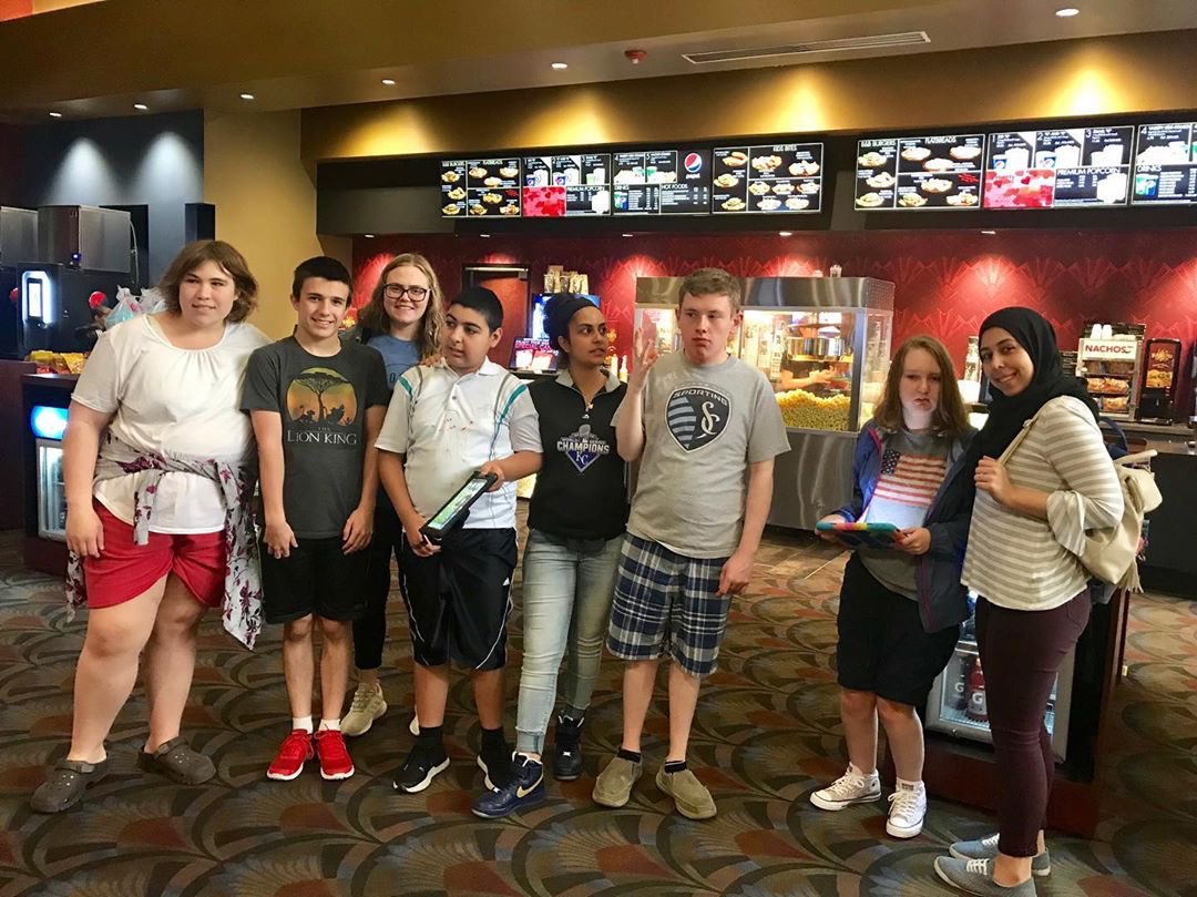 SummitFutureFo2's tweet photo. What better way to spend this rainy morning than a movie with friends? Big thank you to Liberty B&amp;B https://t.co/IGubJ2ulRk