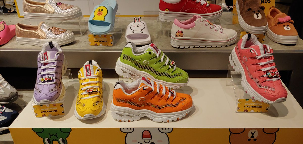 line friends sketchers