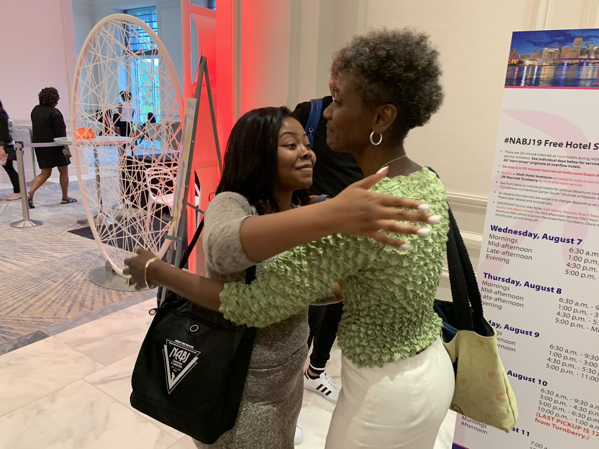 scoopjefferson's tweet photo. #Time4Tucker NABJ 2019 Presidential Candidate Dorothy Tucker wants to greet each &amp; every member, vendor and guest at the Miami Convention @Dorothy4NABJ @scoopjefferson https://t.co/PMtPGql09b