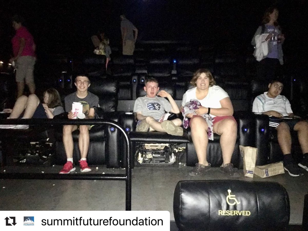SummitFutureFo2's tweet photo. #Repost @summitfuturefoundation with @make_repost
・・・
What better way to spend this rainy morning than a movie with friends? Big thank you to Liberty B&amp;B https://t.co/nmyp3vp1Ac