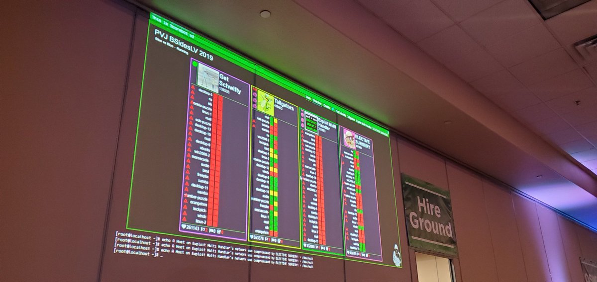 spiceywasabi's tweet photo. Had a ton of fun with #TeamTailGators on #ProsVsJoes at @BSidesLV with @bluescreenofwin. We may not have been the best #ProVsJoes team, but we were top on #BlueTeam. Fun times! https://t.co/zoFCXlzZzP
