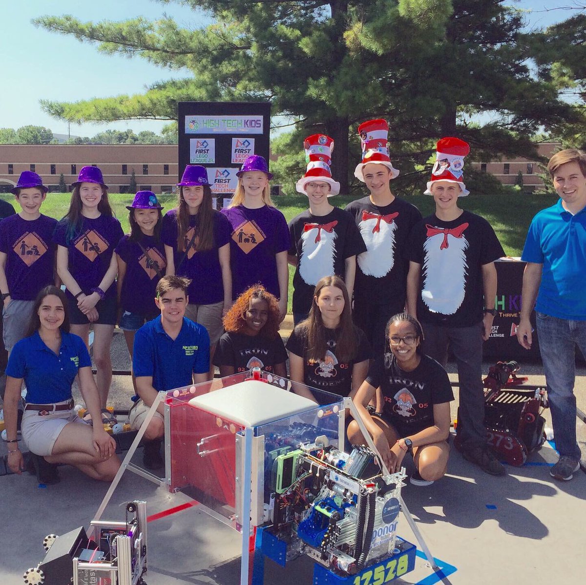 12528NextGen's tweet photo. Had a blast at @stratasys today demoing our Rover Ruckus Bot with @catcomesback @ironmaidensftc @sponconftc @hightechkids !!! We are so thankful to have partnered with Stratasys and we are excited to work with you again (: #ftc #omgrobots #ftcdemo #ftcrobotics #hightechkids https://t.co/UCMiIMYfFc