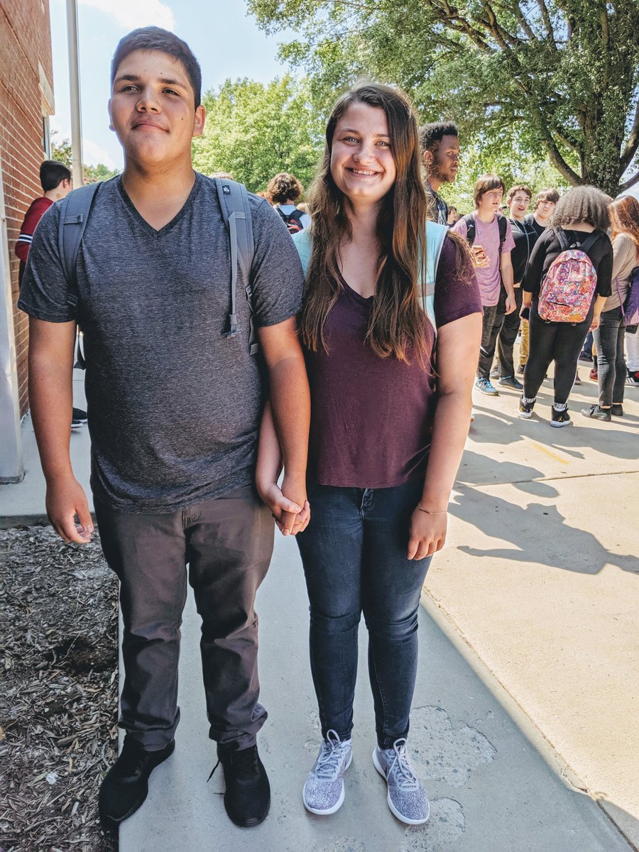 ambeanoe's tweet photo. Raising my nephews have been challenging, yet abundantly rewarding. So excited to see this kiddo do well ❤️
Thanks to @EastRowanHS for providing the best options for his success. #firstdayoflastyear https://t.co/dd3dypA0zO