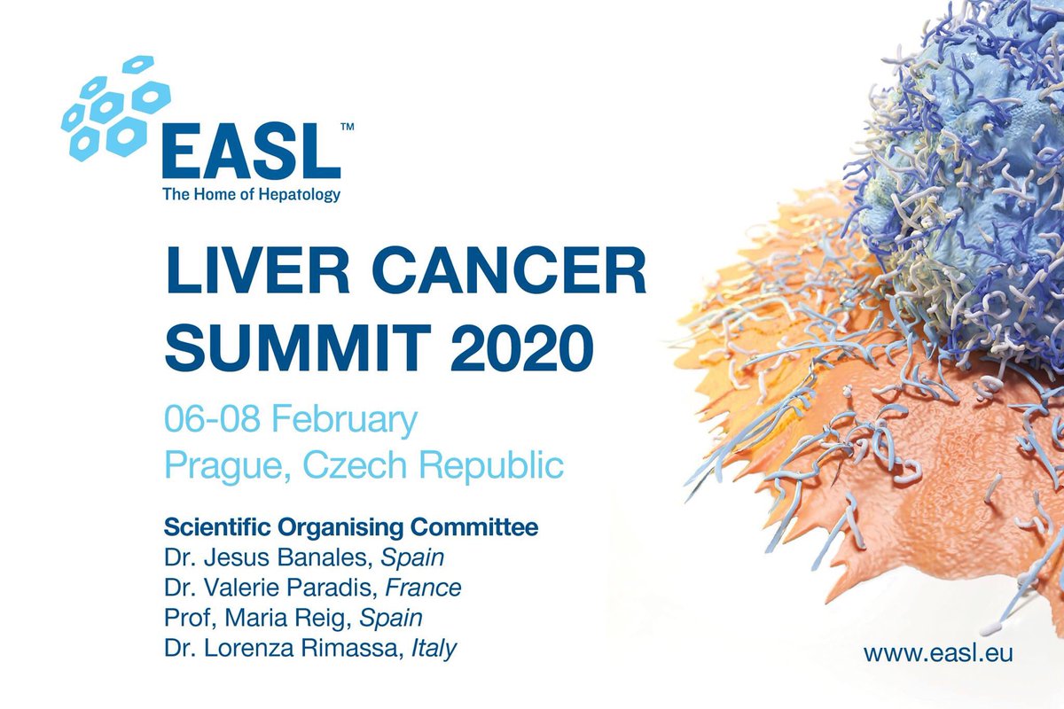 Great opportunity to discover the latest findings in Liver Cancer pathobiology and therapies!! Unique chance to find collaborations and meet friends. Looking forward to seeing u in Prague @EASLnews @EASLedu @enscca @curecc @CharityAMMF @CCA_Alliance @PSCPartners @PSCSupportUK