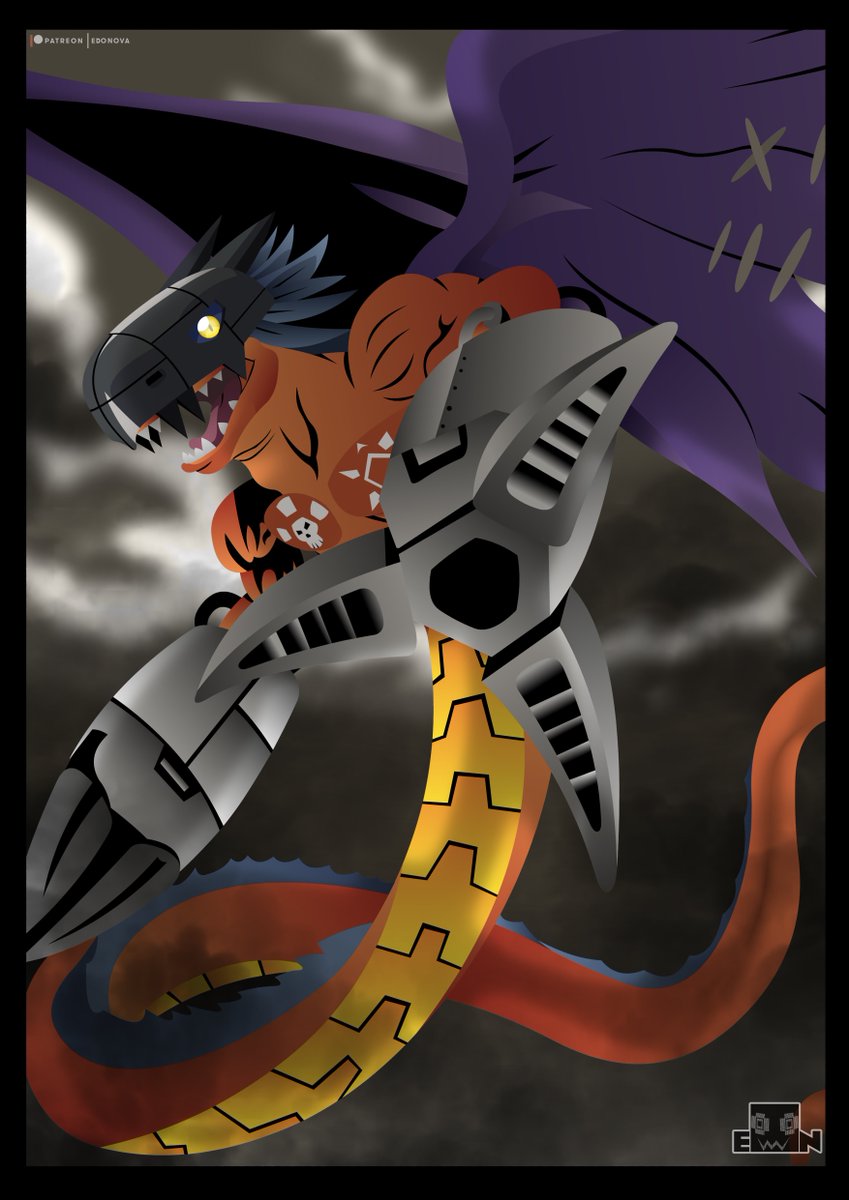 EdoVanitas's tweet image. Mis #digifans lo piden y yo se los doy, aquí tenemos esta ilustración de #Megadramon, tal y como pidieron, esperando que os guste mucho

#Digimon #fanart #digitalart #digital #vector
#vectorart #anime #manga #illustration #illustrationartists