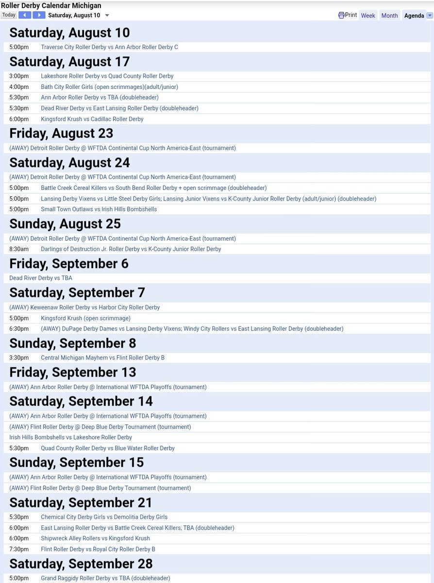 DerbyCalMich's tweet photo. @KalamazooDerby has announced dates for their 2020 K-Town Shakedown, plus their junior league will host the 2020 #JRDA Championships in July.  #DerbyMichigan https://t.co/mLHa4AiGXZ