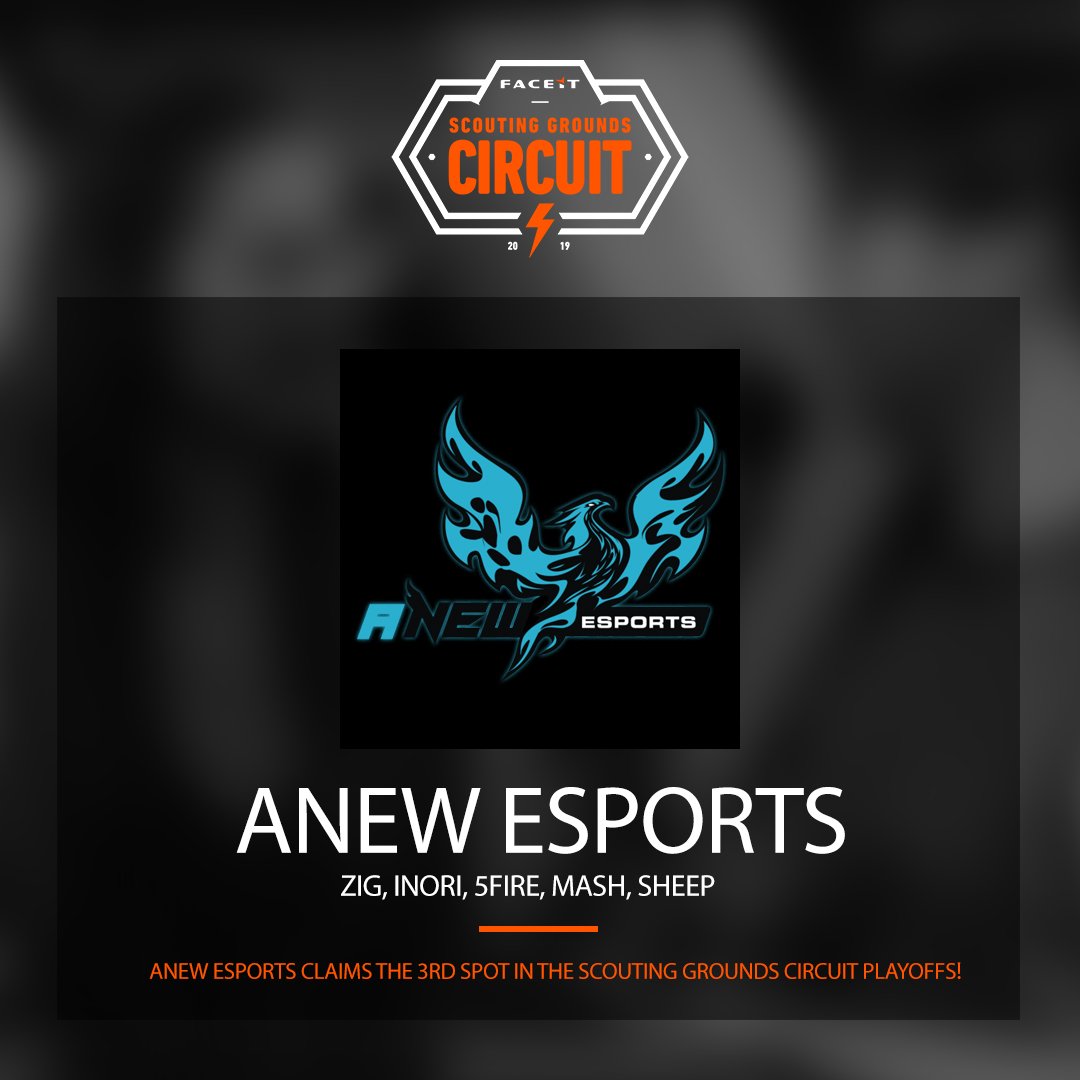 FACEITLoL's tweet photo. Congratulations to @ANEWesports on being the 3rd team to qualify to the Scouting Grounds Circuit play-offs after placing 3rd in the @UpsurgeGG SGC Open Qualifier!

Well played @sheepleague, @dontmashme, @5fireleague, @inorilol, @ziglol !

13 spots left! ▶️ https://t.co/2cweYcQLUE https://t.co/bwyp8UEzZo