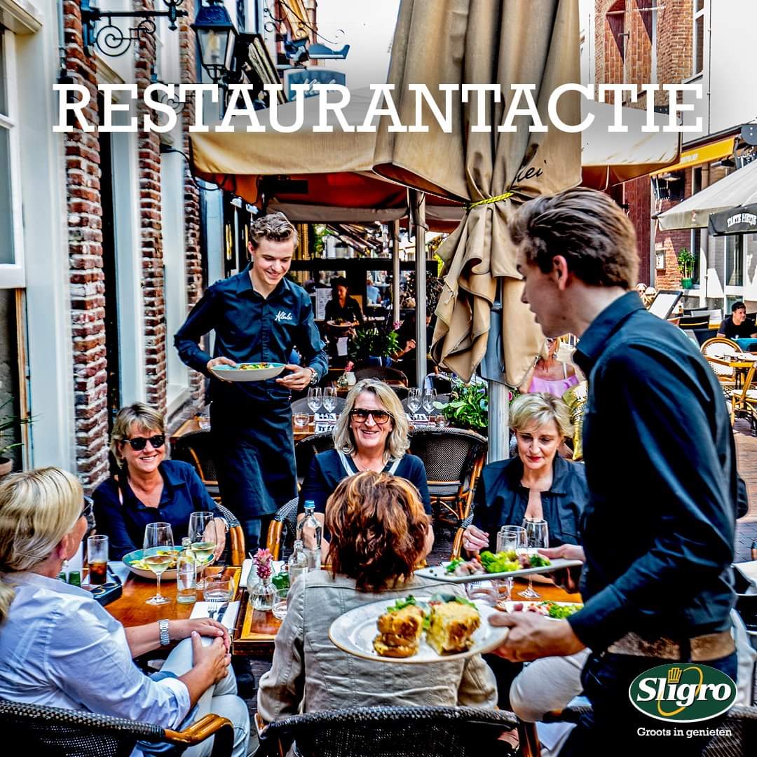 Een super gave actie <a href="/sligro/">Sligro</a> @sligrotilburg deel en like mee! Kijk op restaurantactie.sligro.nl voor meer informatie.
Er is een wedstrijd in de vestiging uitgeschreven. Wie de meeste likes heeft wint dinercheques. Mocht ik winnen ga ik met een van mijn likers uiteten! 

Doen hè