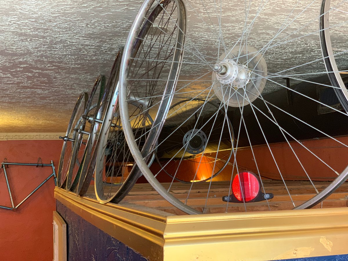 The Bikes of Wrath is playing at the David Minor Theater starting this Friday at 5:05pm. And is there any better place to see it than the theater with bike decor on the walls? No, no there is not.