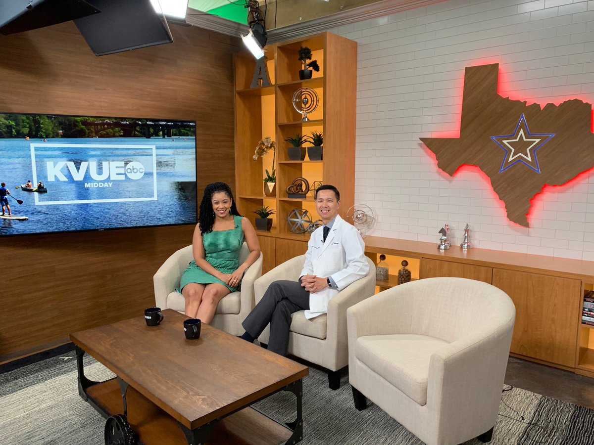 AustinGastro's tweet photo. Huge thanks to @KVUE and @AshleyG_KVUE for having Dr. Pham on today to share tips on how to avoid #heartburn! Some of your favorite summer foods may be to blame. Check out the interview to learn which foods are the worst triggers! https://t.co/IbUCCIwTth #AustinMD #GutHealth https://t.co/2Apg3IZF7G